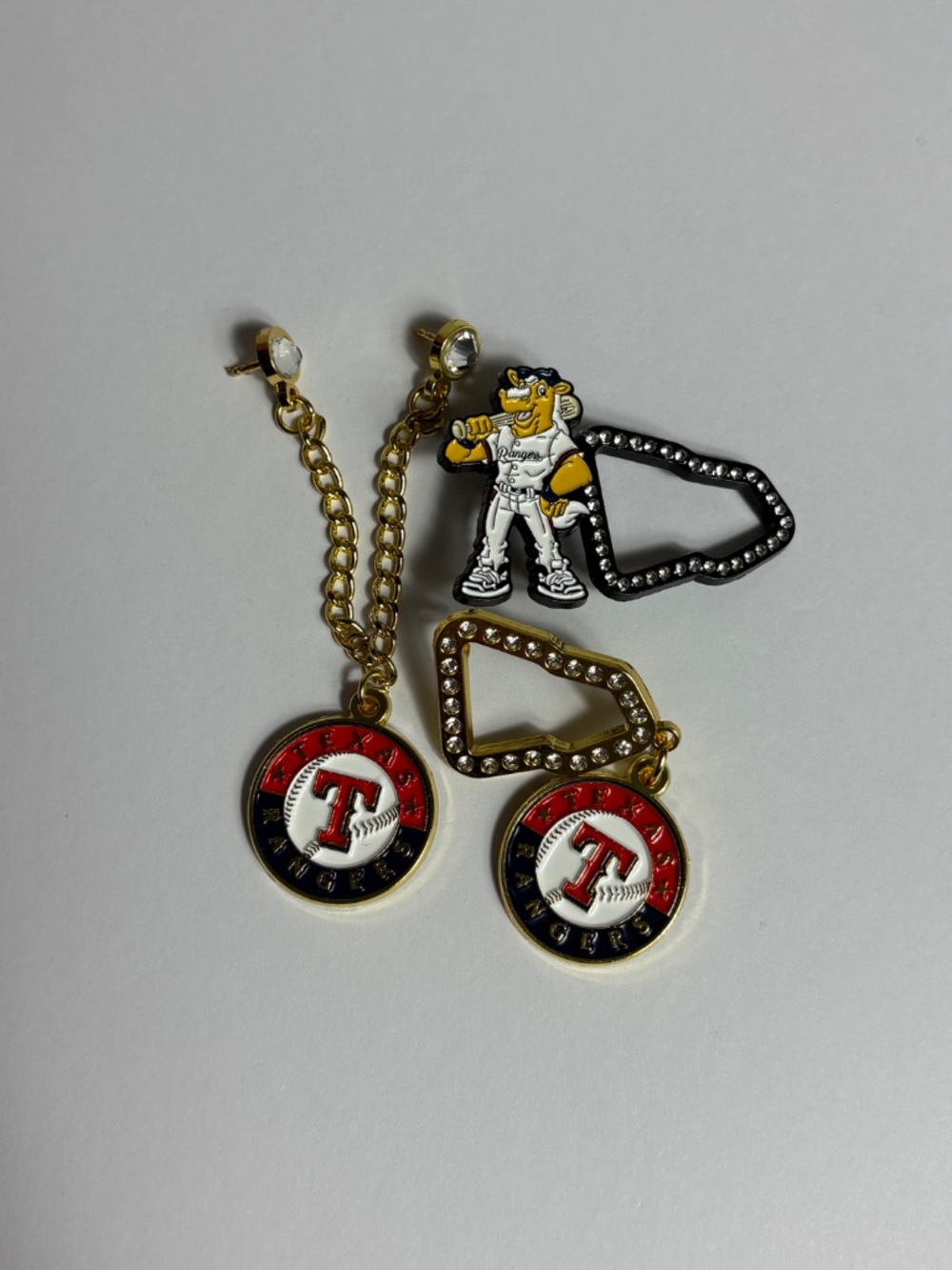 3 New Era Texas Rangers Hat Pin Frame Chain Bundle Hat Pins Hats Gold Hatpin